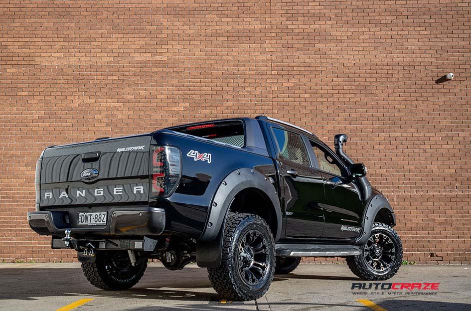 FORD-RANGER-VAPOR-BLACK-MACHINED-WITH-DARK-TINT